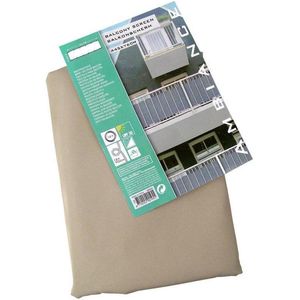 Balkonscherm - 445 x 76 cm - Zandkleur - Polyester