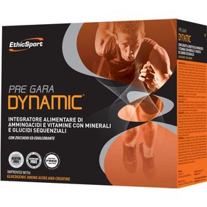 EthicSport Pre Gara Dynamic 20 x 15.3 g natural - koolhydraten, elektrolyten, aminozuren, vitaminen en andere waardevolle verbindingen levert - intensieve inspanning