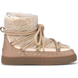 Inuikii Curly Rock Laarzen - Leer - Dames - Beige - Maat 37
