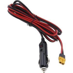 Sigarettenaansteker naar XT60 Kabel 6.6ft 2m - Auto Sigarettenaansteker naar XT60 Vrouwelijk - Plug and Play .