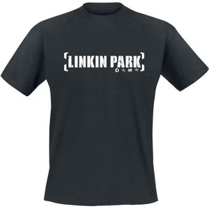 Linkin Park - Bracket Logo - T-shirt - Zwart