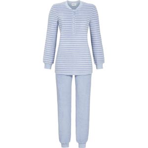 Ringella dames badstof pyjama met stretch - 46 - Blauw