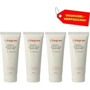 4x Fagron Vaseline-Cetomacrogolcrème FNA - 100 ml - Voordeelverpakking!