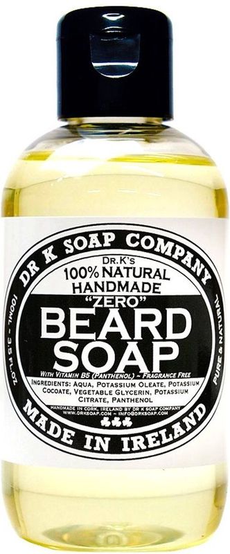 Dr K Soap Company - Zero - Baardzeep - Geurneutraal - 100 ml