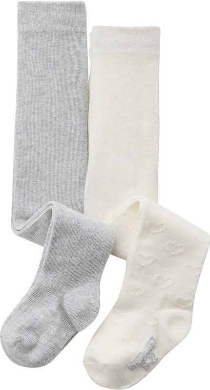 Vertbaudet - Set van 2 Panty's - Baby Meisje - Opengebreid