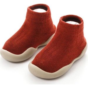 Antislip baby schoentjes - eerste loopschoentjes - schoenmaat 23-24 - 2-3 jaar (15cm) - rood - Completebabyuitzet
