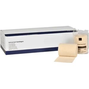 Abena Steunverband - 10 Rollen Verband - 115% Stretch - 6 cm x 5 m - Elastisch Wondverband - Latexvrije Wondverzorging
