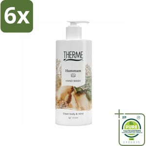 Therme - Hammam - Handzeep - Hydraterend - Verzorgend - 300ml - Voordeelverpakking - 6 stuks - Hammam zeep - Handzeep