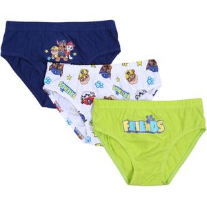 3x kleurrijke jongens slip Paw Patrol 6-7 jaar 122 cm