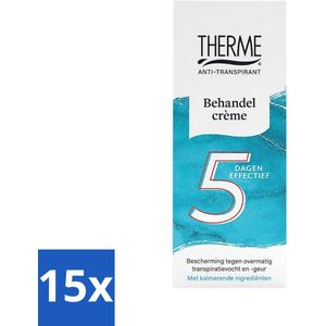 Therme - Behandelcrème - Anti-transpirant - Beschermend - 50ml - Bulkverpakking - 15 stuks