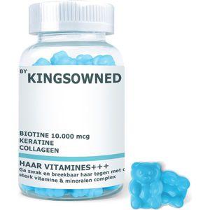 Kingsowned - Haar vitamines - Biotine 10.000 mcg - Keratine - Collageen