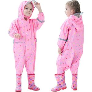 Waterdichte Kinderregenjas voor Peuters - Lichtgewicht en Ideaal voor Elk Weer