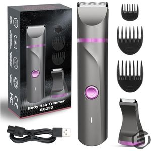 Equivera Ladyshaves voor Vrouwen - Trimmer voor Vrouwen - Scheerapparaat Vrouw - Ontharingsapparaat - Bikinilijn - Oksels - Benen