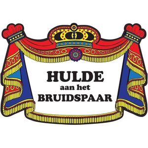 PartyXplosion - Huldeschild - Hulde aan het bruidspaar