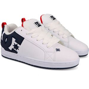 DC Shoes - Court Graffik - Sneakers - White/marine/rood