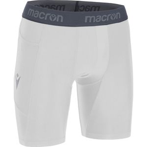 Macron Lotus Short Tight Slidingbroek Heren - Wit | Maat: M