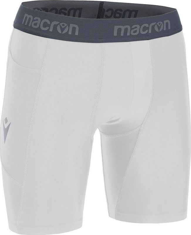 Macron Lotus Short Tight Slidingbroek Heren - Wit | Maat: M