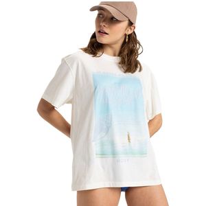 Roxy Hangloose The Sky T-shirt Met Korte Mouwen Wit XS Vrouw