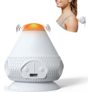 longziming -Elektrische Fasciabol met Zuignap – Triggerpoint Massagebal voor Schouder, Nek, Rug en Benen, Elektrisch Massageapparaat tegen Spierpijn en Spanning (Paars)