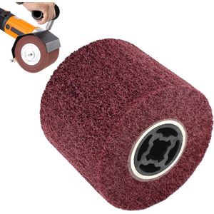 120 korrelgrootte nylon schuurborstel - voor schuurmachine polijsten - satijnen roller - slijpopzetstukken .