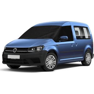 Windscreen Cover Replacement & Weatherproof Cloth for VW Caddy - Luxury Sun Shade for Camping - 100% Blackout