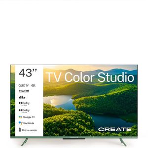 CREATE - QLED 4K 43"" Smart TV met antireflectiescherm en gekleurde lijst - TV COLOR STUDIO