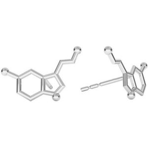 ARLIZI 2183 Oorbellen serotonine oorstekers - sterling zilver