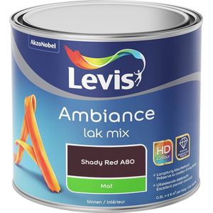 Levis - Ambiance Lak Mat Mix - Shady Red A80 - 0,5 L