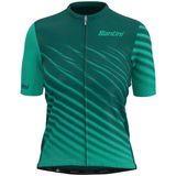 Santini - Astro - Korte Mouw Wielertrui - Groen - Dames