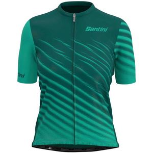Santini - Astro - Korte Mouw Wielertrui - Groen - Dames