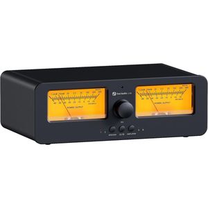 Fosi Audio LC30 - VU Meter - Versterker Luidspreker Selector Box - Geel