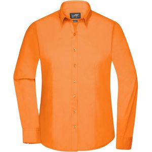 James and Nicholson Blouse Dames Met Lange Mouwen (Oranje) Maat S