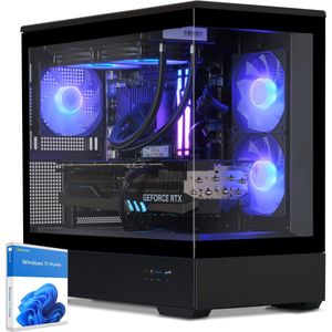 Sedatech Advanced Gaming PC Waterkoeling Full Vision • AMD Ryzen 9 9900X3D 12x 4.4GHz • Geforce RTX5070 • 32Gb DDR5 • 2Tb SSD M.2 • WiFi • Bluetooth, USB C • Windows 11 • Desktop computer