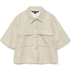 VERO MODA - VMDINA LS SHORT PL SHIRT - Dames - Blouses