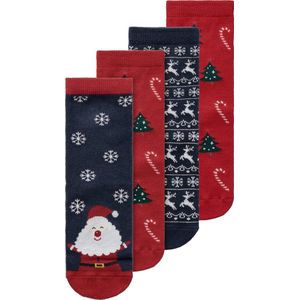 NAME IT NMNRICHRISTMAS 4P SOCK Jongens Sokken - Maat 28/30