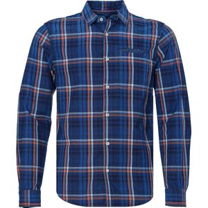 Scotch and Soda - Overhemd Blauw Geruit - Heren - Maat S - Modern-fit