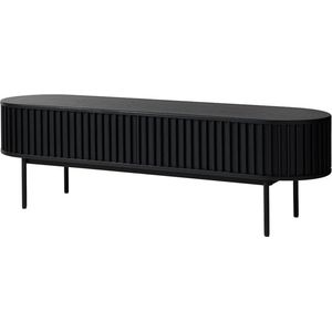 Olivine Redmer houten tv meubel zwart eiken - 160 x 45 cm