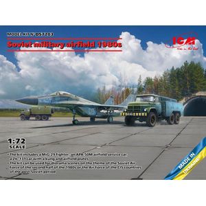 1:72 ICM DS7203 Soviet military airfield 1980s - Mikoyan - APA-50M - ATZ-5 Plastic Modelbouwpakket