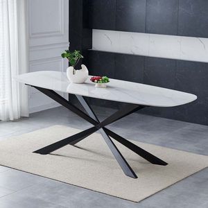 Milton & Oldbrook Eettafel 200 cm Oxford Keramiek Wit