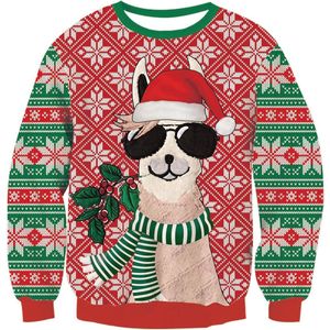 Grappige Unisex Lelijke Kersttrui met Lange Mouwen