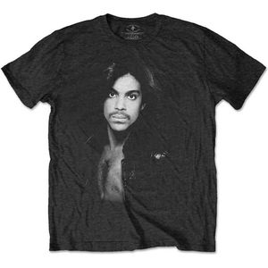 Prince - Leather Jacket Heren T-shirt - M - Zwart
