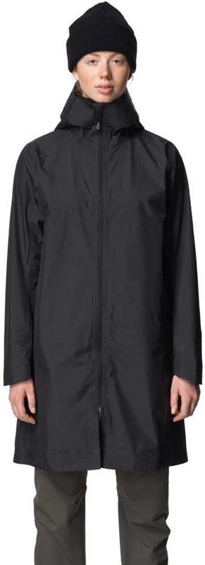 Houdini Womens One Parka II Parka (Dames |grijs/zwart |waterdicht)