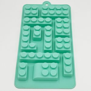 DW4Trading Siliconen Mal Stapelblokjes - Kaarsen - Gips & Epoxy Gieten - Zeep - Cake Chocolade Fondant