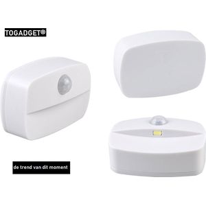 Togadget® - Automatische PIR Motion bewegingssensor Led lamp, Automatische PIR Motion licht, Nachtlampje Met Pir Motion Sensor