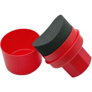 Autoband polijstspons borstel met hoge dichtheid waxed spons handgreepboog met deksel band met olie spons