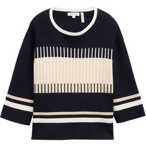 Tom Tailor Gebreide trui met streeppatroon