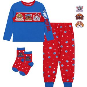 Cadeauset: Jongenspyjama + Paw Patrol sokken / 3-4 jaar 104 cm