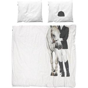 SNURK Amazon - Dekbedovertrek - Lits-jumeaux - 240x200/220 cm + 2 kussenslopen 60x70 cm - White