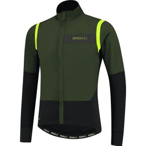 Rogelli Infinite Fietsjack Winter - Heren - Groen, Zwart, Fluor - Maat L