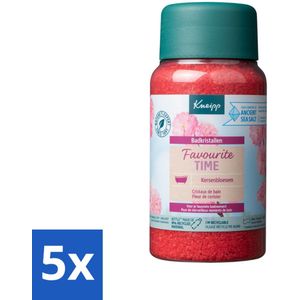 Kneipp - Badzout - Favourite Time - Kersenbloesem - 600 g - Bulkverpakking - 5 stuks